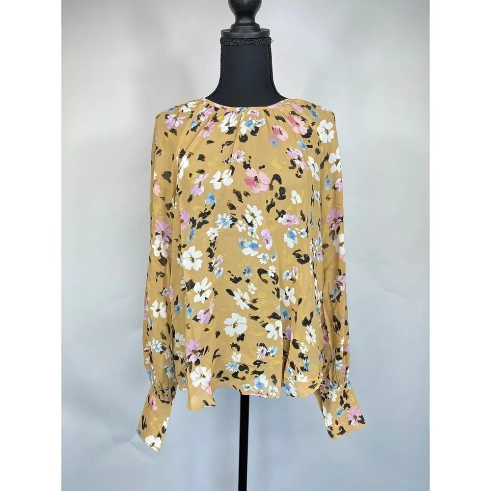 Sanctuary Women's Sheer‎ Floral Blouse Size Small